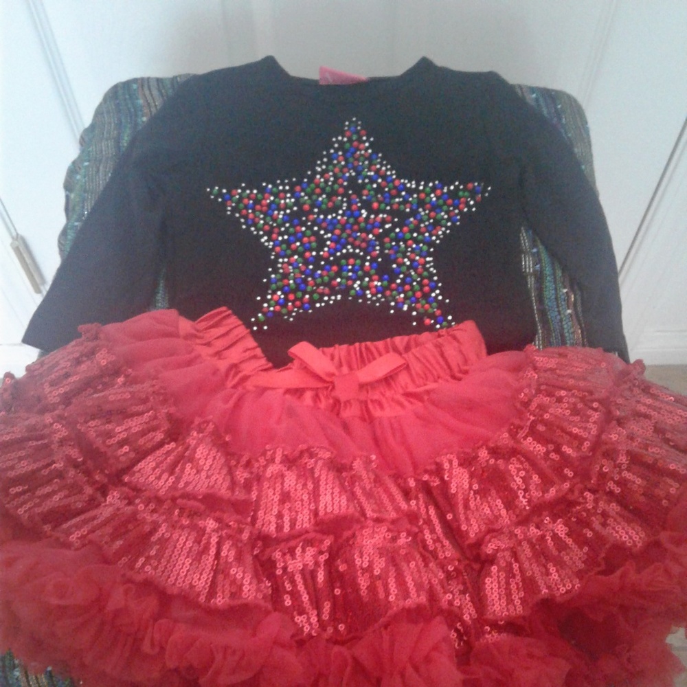 Girl's 2pc tutu set